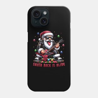 Rockstar Santa Phone Case