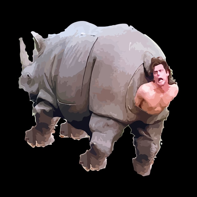 ace ventura rhino moment by NiceAndBetter Studio.