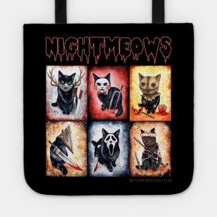 Nightmeows - Contemporary Horror Cats Tote