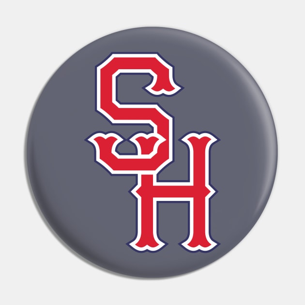 Sacred Heart SH – red Pin by SHAngelsShop