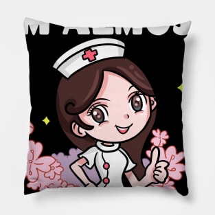 Trust me I'm almost a nurse - nursing student school LVN RN nurse practitioner Pillow