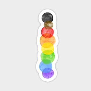 Rainbow Pride Bubbles Magnet