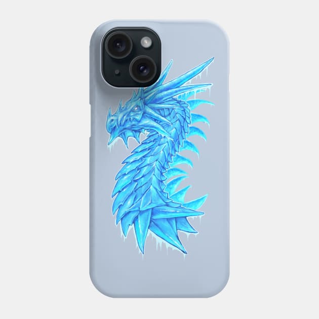 Ice Dragon Phone Case by chriskar