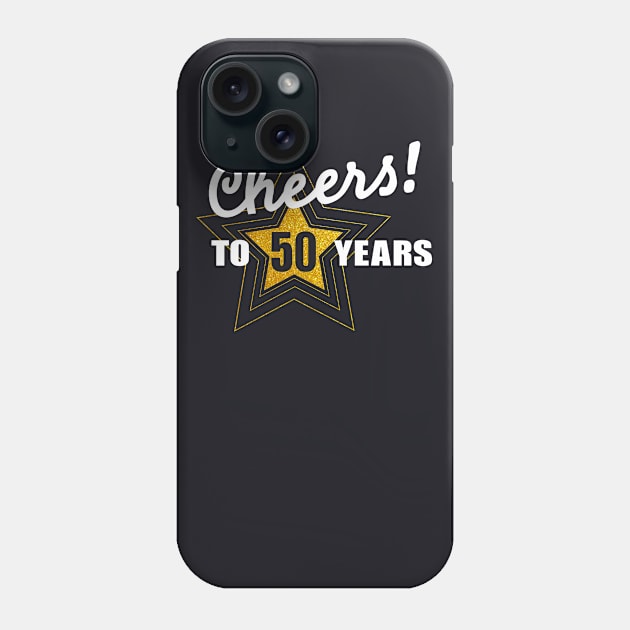 50th Birthday Funny Gift Phone Case by DARSHIRTS