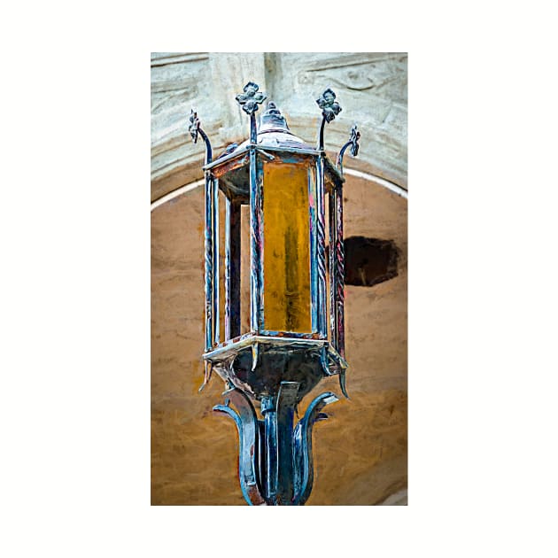 Historic Baker Hotel Lamp Post by Debra Martz