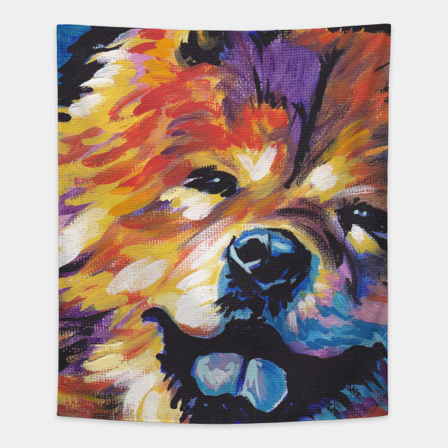 chow chow painting