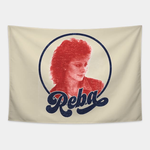 Reba McEntire // Vintage Style Fan REBA Tapestry by Anisa Wati