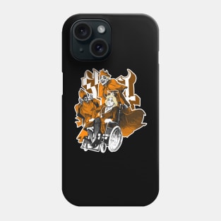 Funny Ghost Dark Orange Phone Case