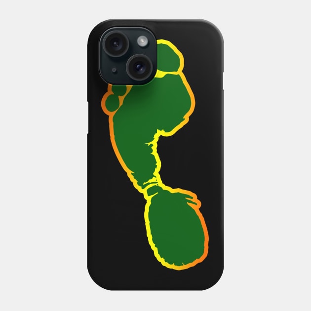 Vintage Colorful Footprint Illustration Birthday Gift Phone Case by GBDesigner