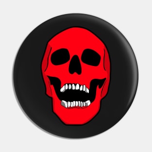 Skull Red Pin