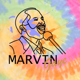 Marvin Gaye Line Art T-Shirt