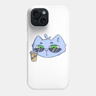 hypnotizing cat Phone Case