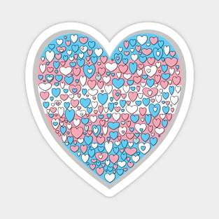 Transgender Heart of Hearts Magnet
