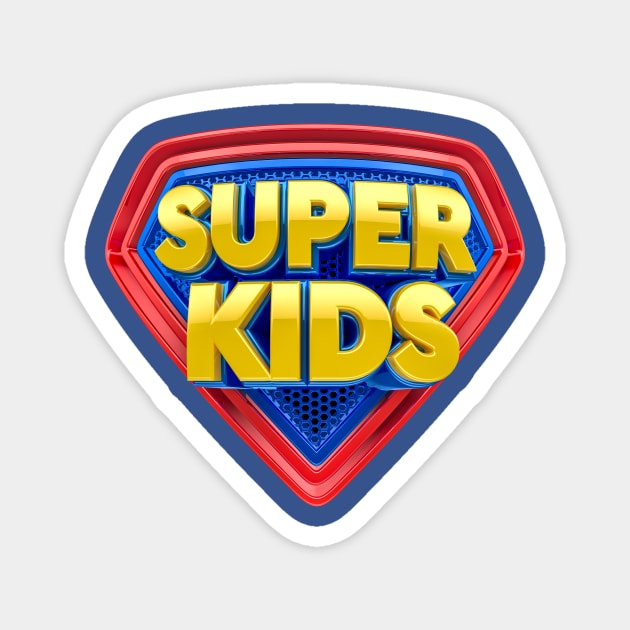 Super Kids Magnet by evolet store