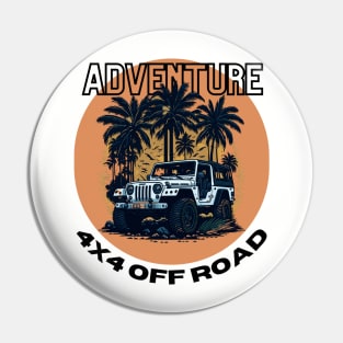 4x4 off-road Adventure Pin