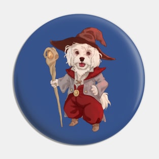 White Pearl Wizard Pin