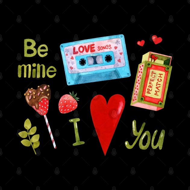 be mine i love you by Mako Design 