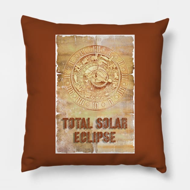 Total Solar Eclipse Pillow by Feminist Foodie