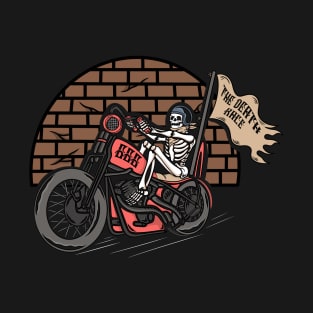 Motobiker skull T-Shirt