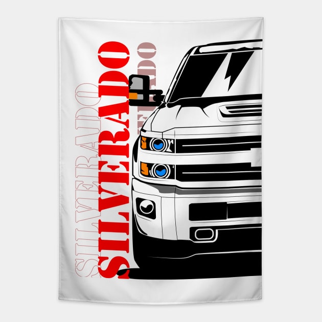 Silverado 2018 Tapestry by SquareFritz