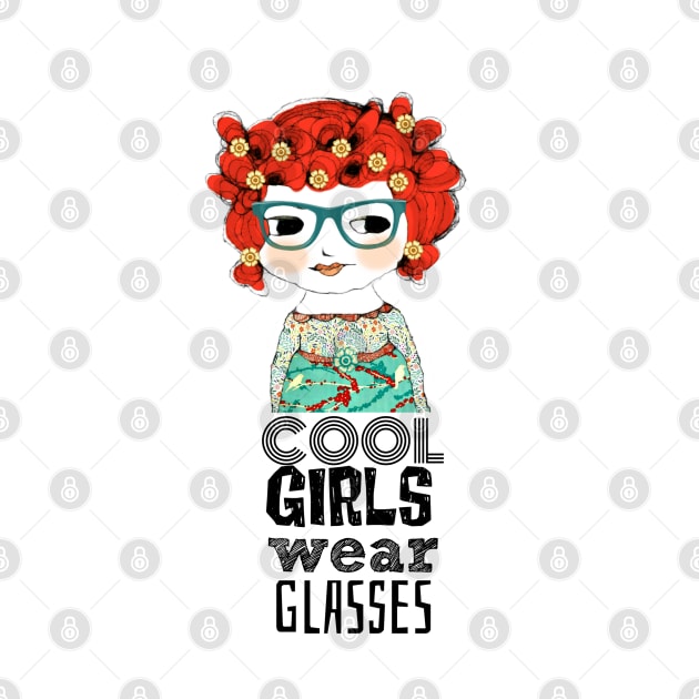 Cool Girls Wear Glasses -- Charlotte by tracey