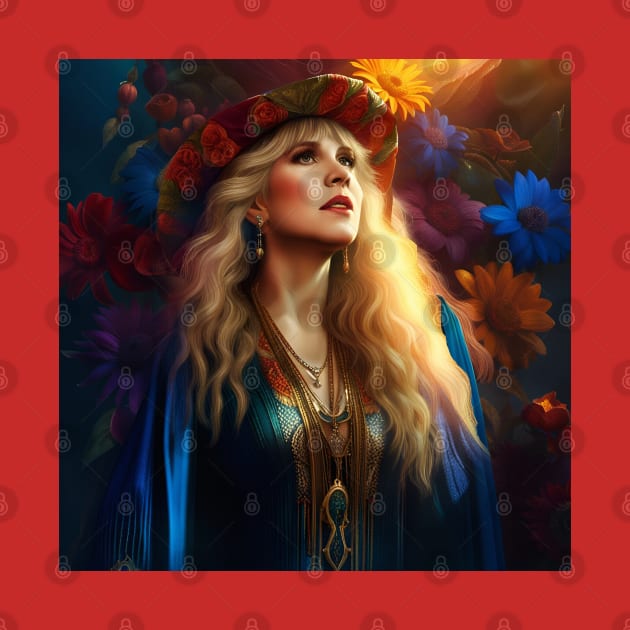 Stevie Nicks Portrait by IconsPopArt