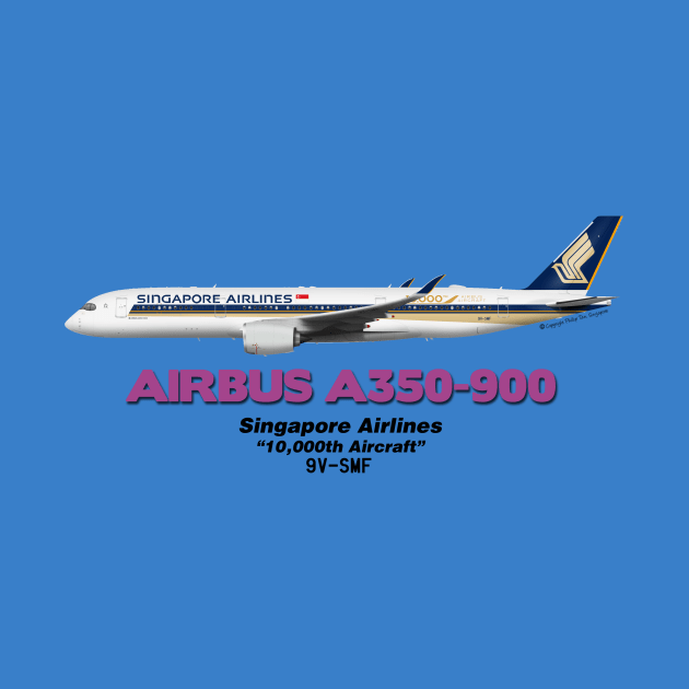 Airbus A350-900 - Singapore Airlines "10,000th Aircraft" by TheArtofFlying