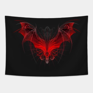 Red dragon wings ( Bat wings ) Tapestry