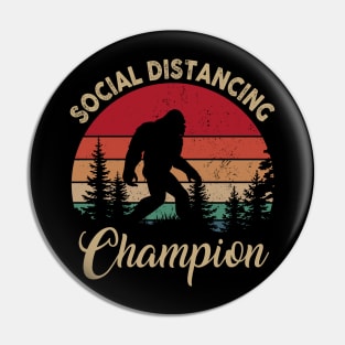 Social Distancing champion Pin