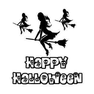 Pretty Halloween Witches - Happy Halloween - 1510201451 T-Shirt