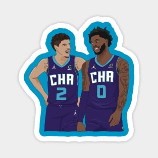 Lamelo Ball x Miles Bridges Charlotte Hornets Magnet