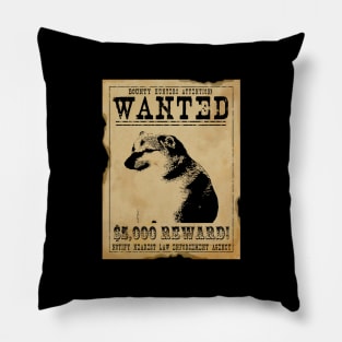 Cheems Wanted Poster Pillow