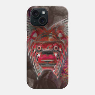 Oz the Lion - Red Background Phone Case