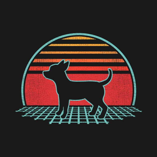 Chihuahua Retro Vintage Sunset by Xamgi