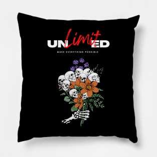 Unlimited funny t-shirt Pillow