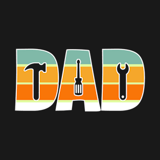 Retro Dad Mechanic Father's Day T-Shirt