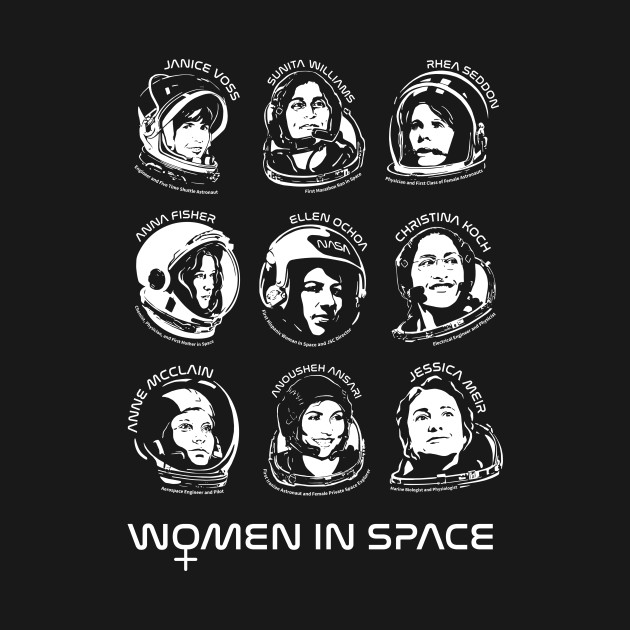 Women in Space: Combo 2 by photon_illustration