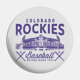 Rockies Coors Field 2 by Buck Tee Pin