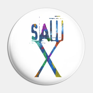 colourful SAW X ( saw 10 ) I Want To Play A Game movie billy puppet Pin