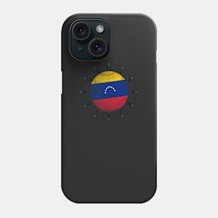 venezuelan flag clock Phone Case