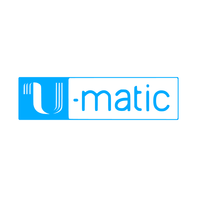 3/4" U-matic Light Blue logo Umatic by PMM