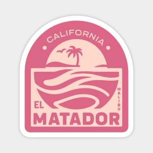 El Matador Beach Badge Magnet