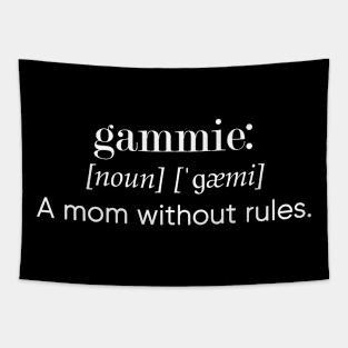 Gammie Definition Birthday Gift Mothers Day Present Tapestry