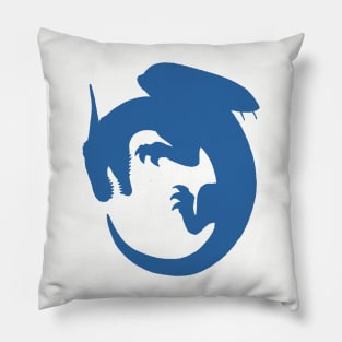 Saphira Eragon Dragon Logo Pillow