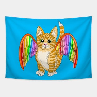 Kitty with wings Tapestry