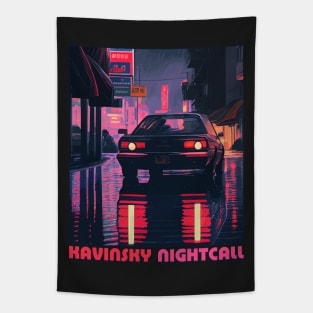 Kavinsky  • • • • Retro Style Original Fan Design Tapestry