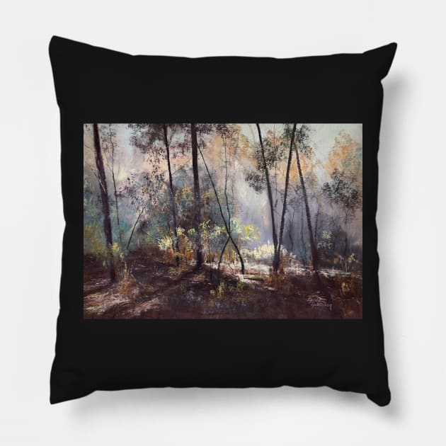 'Patches of Light' Pillow by Lyndarob