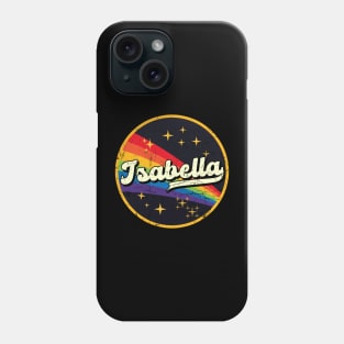 Isabella // Rainbow In Space Vintage Grunge-Style Phone Case