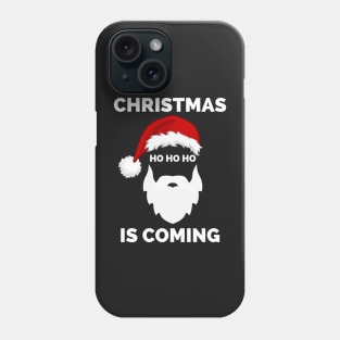 Funny Santa Beard Costume - White Fake Beard Christmas - Santa Claus Beard Costume - Santa Claus Christmas Is Coming Phone Case