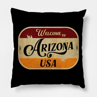 Arizona Vintage Sign Pillow